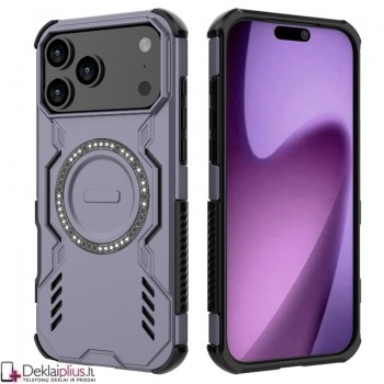 Šarvuotas dėklas su magsafe - violetinis (Apple Iphone 17 Pro Max/18 Pro Max) Šarvuotas dėklas su magsafe - violetinis (Apple Iphone 17 Pro Max/18 Pro Max)